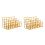 2Pcs Electroplated Metal File Rack for Creative Storage 9