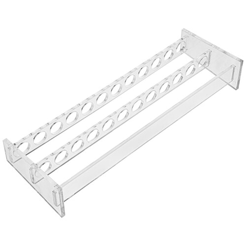 4Pcs 12 Holes Clear Acrylic Test Tube Rack For Sampling Tube Storage