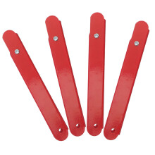 8Pièces Accessoires Échelle Charnières Pliantes En Aluminium Rouge
