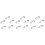 600 Pcs 1.5cm Silver Brooch Pin Back With Three Holes And Safety Clasp 4