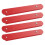 8Pièces Accessoires Échelle Charnières Pliantes En Aluminium Rouge 2