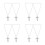 8 Pcs Cross Mirror Charm For Christian Drivers - Crystal Jesus Pendant 7