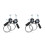 2 Pairs Speed Bike Thumb Shifter Top Mount Adjustable Cable 4