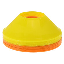 60 Pcs Mini Soccer Training Cones Flexible Plastic Markers
