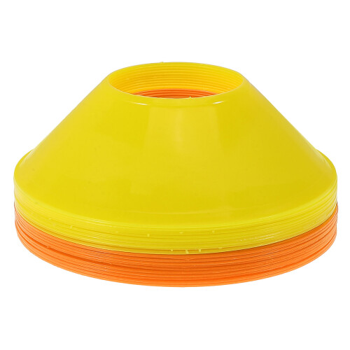 60 Pcs Mini Soccer Training Cones Flexible Plastic Markers