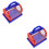 Two Sets Kids Plastic Bug Cage With Handle Mesh Frame Includes Tools 6