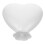 3Pcs Polystyrene Foam Heart Model With Base 22 Cm 3