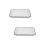 2Pcs Rectangular Enamel Baking Dish Multi-Use Non-Stick Roasting Pan 9