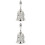 2 Pcs Zinc Alloy Bar Hand Bell For Restaurant Dinner Reminder Silver 5