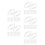 2000 Pcs Clear PVC Heat Shrink Bands For Bottles Jars Containers 7