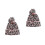 2Stk Winter Wollmütze Rosa, Damen Strickmütze Mit Leopardenprint 4