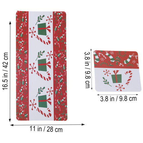 36Pcs Heat Resistant Vinyl Placemats Multi Color Christmas Table Mats 1