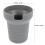 Silikonhüllen Für Trinkflaschen Sportflasche Bodenschutz Grau 2