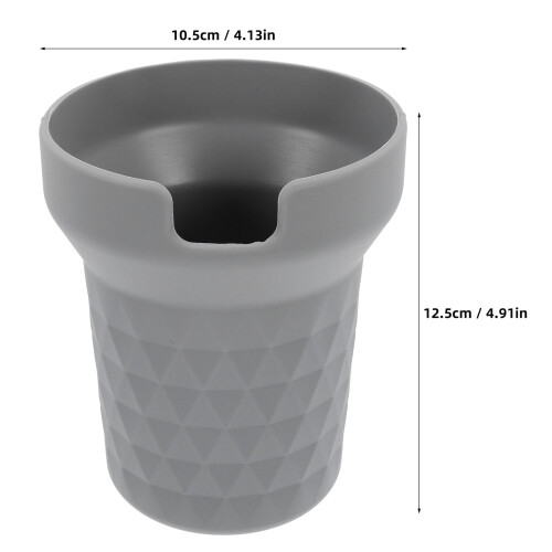 Silikonhüllen Für Trinkflaschen Sportflasche Bodenschutz Grau 1