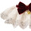 Wine Red Pet Lace Bib Collar for Dog & Cat, M Size 6