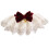 Wine Red Pet Lace Bib Collar for Dog & Cat, M Size 2