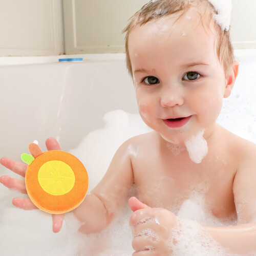 4Stk. Tierbadetuch Peeling Polyesterfaser Für Kinder 1