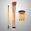 Cosmetics Brush Kit Mit Perlmuttgriff 3Stk 6,9X3,9X1,2In 9