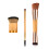 Cosmetics Brush Kit Mit Perlmuttgriff 3Stk 6,9X3,9X1,2In 10