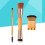 Cosmetics Brush Kit Mit Perlmuttgriff 3Stk 6,9X3,9X1,2In 7