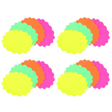 40St Creatieve Explosievormige Prijslabels Fluorescerend PVC