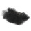 Realistic Black Fake Pubic Hair for Dolls Breathable Mesh Design 8