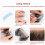 Realistic Black Fake Pubic Hair for Dolls Breathable Mesh Design 3