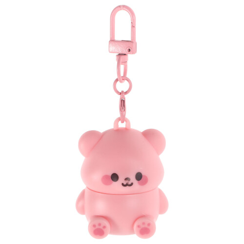 2Pcs Cute Bear Lip Balm for Toddlers Moisturizing Pink Kids Gift