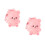 2Pcs Cute Bear Lip Balm for Toddlers Moisturizing Pink Kids Gift 7