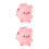 2Pcs Cute Bear Lip Balm for Toddlers Moisturizing Pink Kids Gift 4