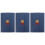 6Pcs Blue Diploma Covers Paper Certificate Holders for Office Decor 1