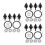 12 Pcs Bumper Bolts Set Replacement For Car Shield 5