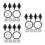 12 Pcs Bumper Bolts Set Replacement For Car Shield 7