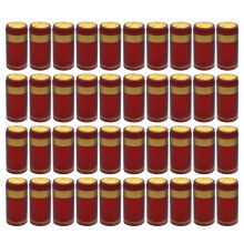 600 Pcs Heat Shrink Capsules For Red Straight Mouth