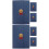 6Pcs Blue Diploma Covers Paper Certificate Holders for Office Decor 7