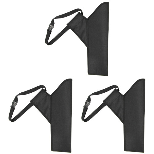 3Pcs Children Arrow Bow Thickened Waist Large Capacity Outdoor Black 1