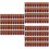 600 Pcs Heat Shrink Capsules For Red Straight Mouth 6