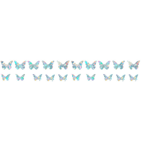20 Sheets Lightweight PVC Self-Adhesive Bird Deterrent Decals 1