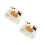 2 Pcs Novelty Ox Head Plush Party Hat Decorative Assorted Colors 3