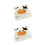 2 Pcs Novelty Ox Head Plush Party Hat Decorative Assorted Colors 8