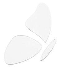 3Pcs Reusable Butterfly Quilting Templates Transparent Acrylic Tools