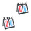 2Pcs Two-Digit Scoreboard Sturdy Game Score Keeper For Race 4