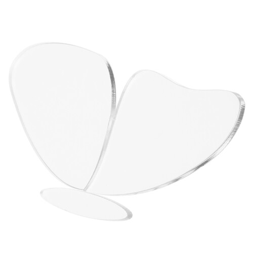 3Pcs Reusable Butterfly Quilting Templates Transparent Acrylic Tools 1
