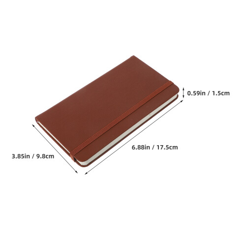 1Poche Rigide Marron PU Compact Pour Usage 1