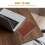 1Poche Rigide Marron PU Compact Pour Usage 9