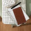 1Poche Rigide Marron PU Compact Pour Usage 5