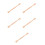 5Pcs Unfinished Wooden Baluster Spindle For Diy Staircase Woodworking 10