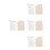 4Pcs Stainless Steel Makeup Mixing Palette For Foundation Eyeshadow 7