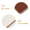 1Poche Rigide Marron PU Compact Pour Usage 8