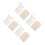 4Pcs Stainless Steel Makeup Mixing Palette For Foundation Eyeshadow 5